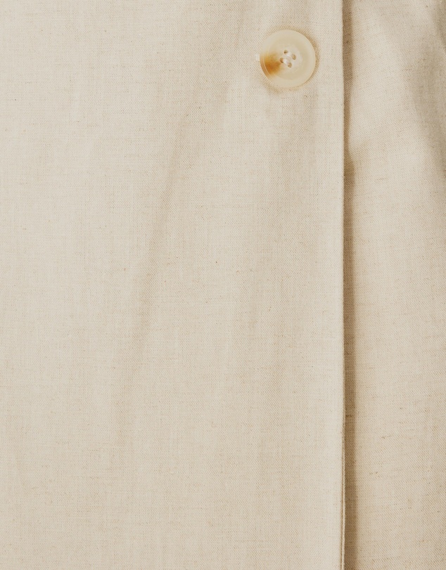 Atmos&Here - Alva Linen Blend Wrap Midi Skirt