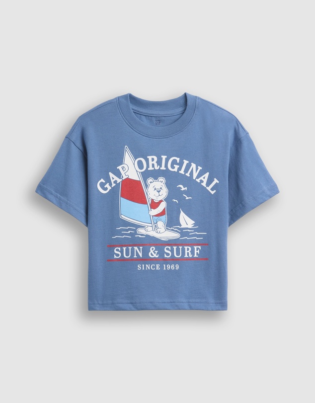 GAP - Surf Graphic Boxy Tee - Babies-Kids