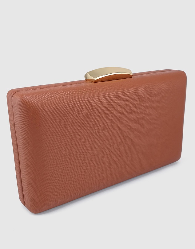 Izoa - Bianca PU Leather Clutch