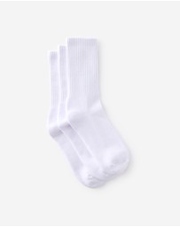 Cotton On - 3 Pack Essential Crew Socks