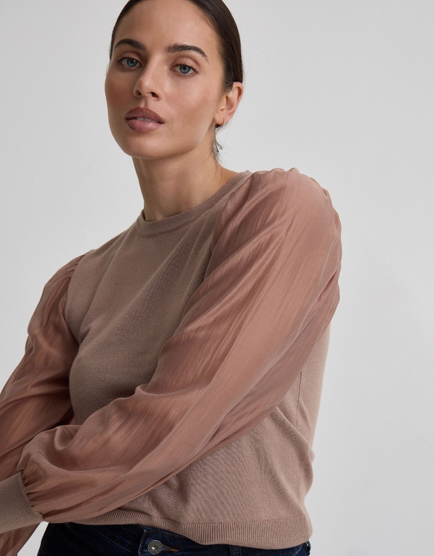 Oxford - Alice Contrast Sleeve Knit