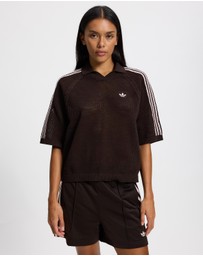 adidas Originals - Knitted Crochet Polo