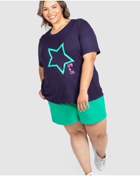 Love Your Wardrobe - LYW & Co Star Print Tee
