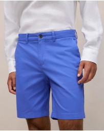 Trenery - Cotton Twill Chino Short in Vivid Blue