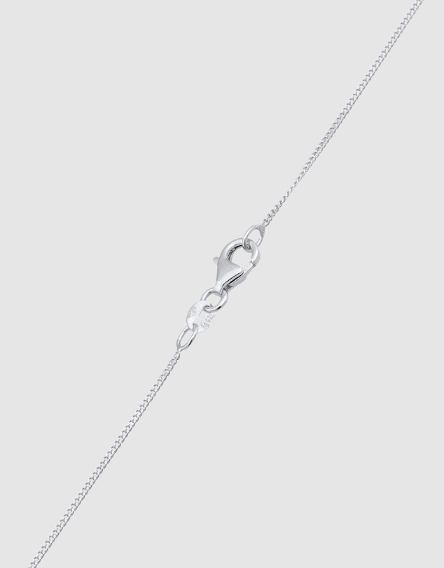 Elli Jewelry - Necklace Cross Zirconia 925 Sterling Silver