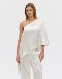 Third Form - Crush One Shoulder Cape