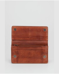 Evity - RFID Maya Leather Large Clutch