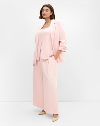 City Chic - Abbie Fully Lined Wide Leg Pant