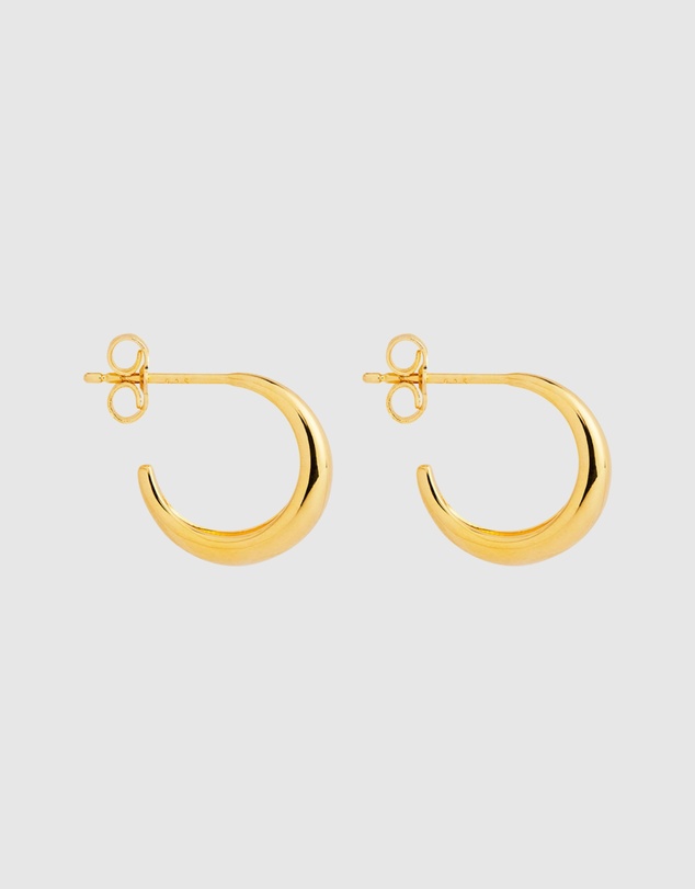 Najo - La Muse Yellow Gold Stud Earrings