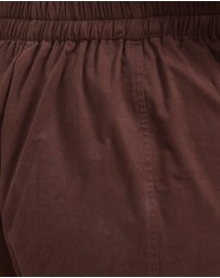 Atmos&Here Curvy - Sienna Cotton Barrel Leg Pants