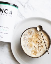 Inca Organics - Certified Organic Whey Protein Powder - Coconut