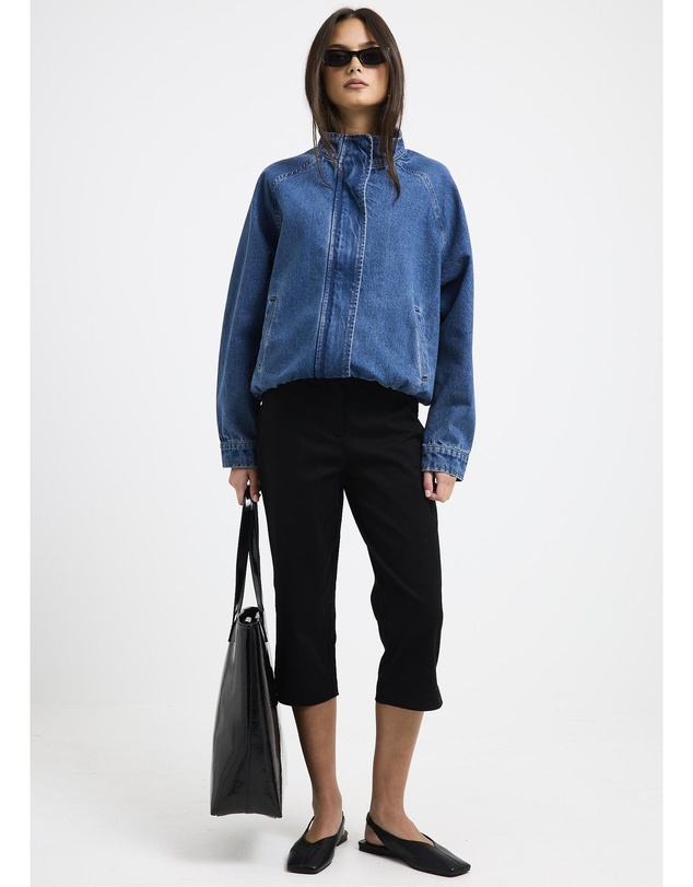 Insight - Talia Denim Funnel Jacket