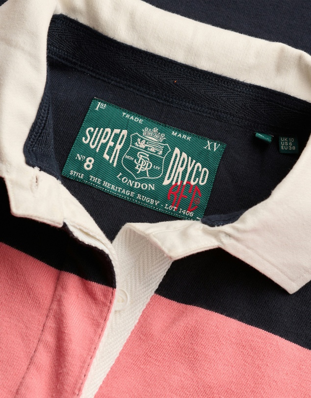 Superdry - Heritage Stripe Rugby Top