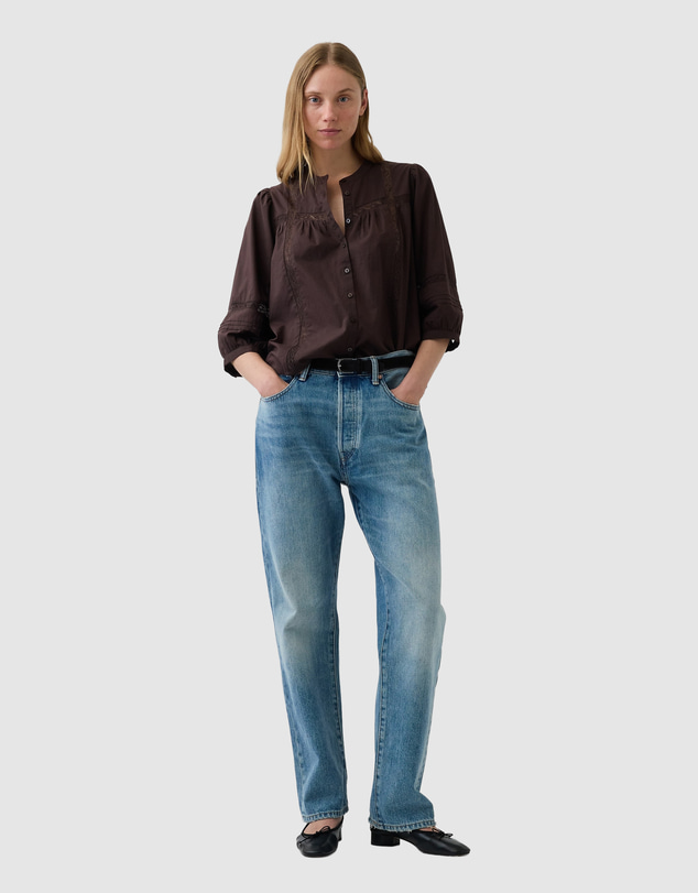 GAP - 3/4 Sleeve Femme Lace Top