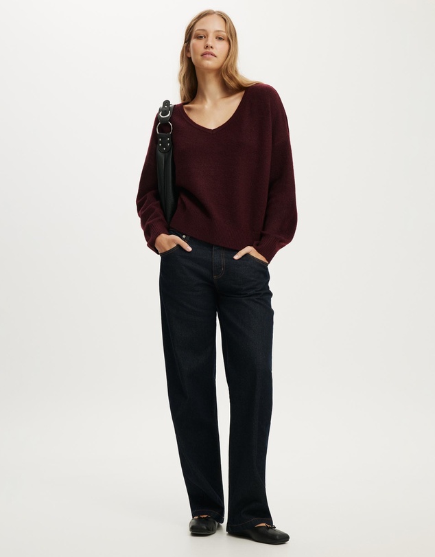 Cotton On - Softest Luxe Slouchy V-Knit