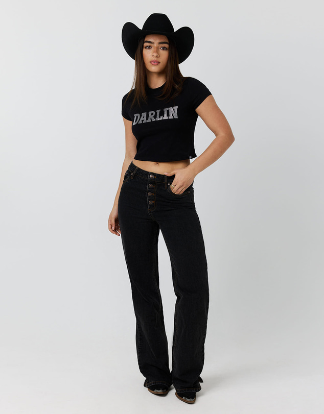 Ringers Western - Darlin Womens Baby T-Shirt