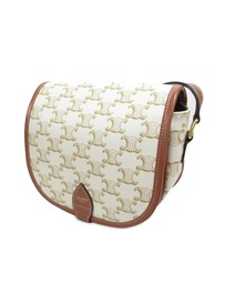 Pre-Loved by Azura Reborn - Pre-Loved celine Saddle Bag with Adjustable Strap and Interior Compartment