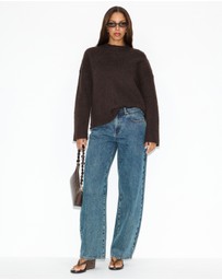 Dazie - Talia Fluffy Knit Jumper