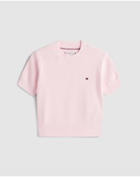 Tommy Hilfiger - Short Sleeve Chenille Sweater - Kids