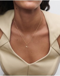PDPAOLA - Initial 2026 L Pendant Necklace