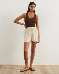 Atmos&Here - Emily Casual Crinkle Shorts