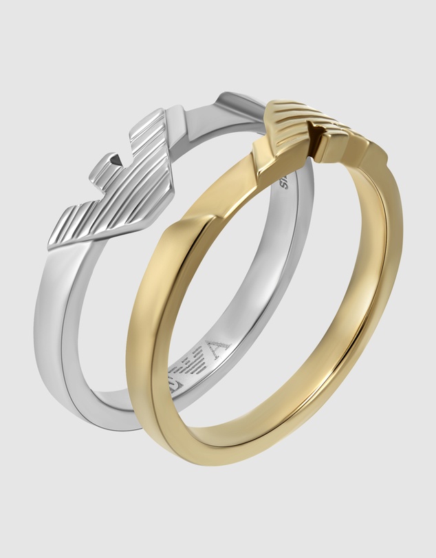 Emporio Armani - Two-Tone Stack Ring