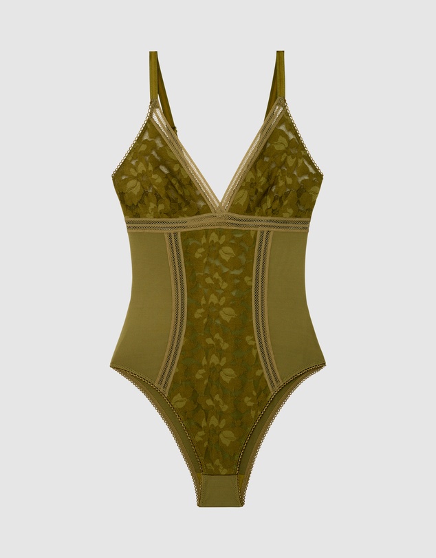 Passionata - Gardenia Wirefree Lingerie Bodysuit With Lace