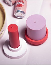 porter green - flipp lrg silicone unbreakable candle holder set