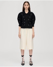 Stine Goya - Bobble Knit Polo Cardigan