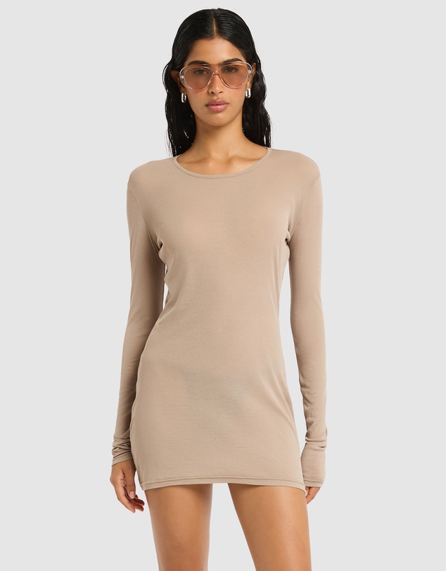 Bond-Eye Swimwear - Adley Long Sleeve Mini Dress