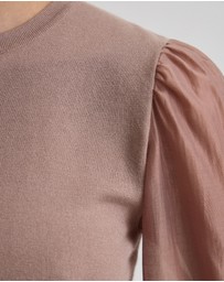 Oxford - Alice Contrast Sleeve Knit