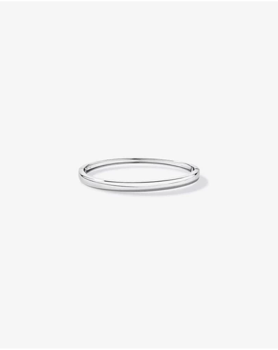 Michael Hill - Polished Hinged Bangle in Sterling Silver - Medium