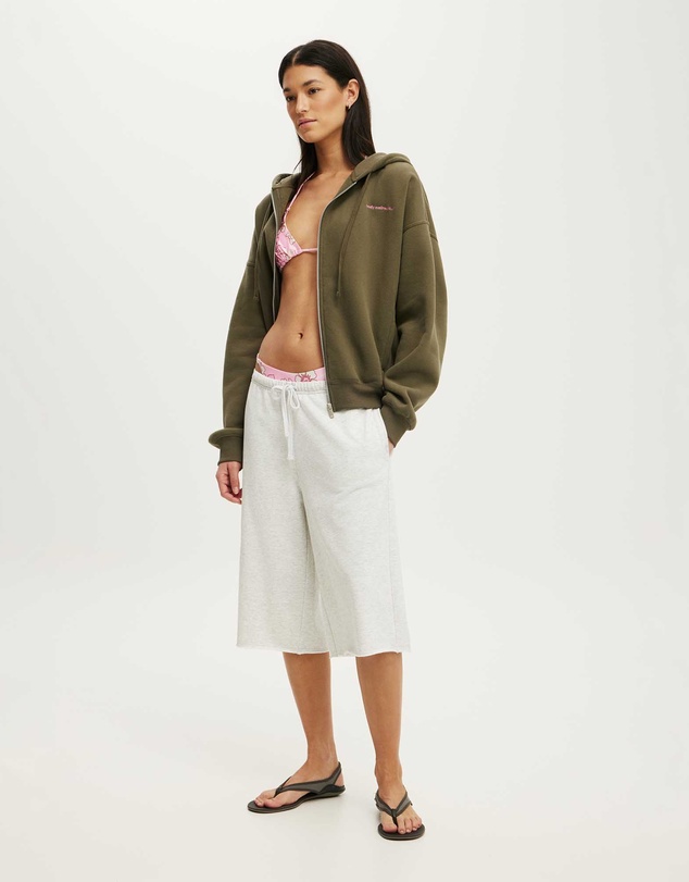 Cotton On Body Active - Plush Oversized Cocoon Zip Through