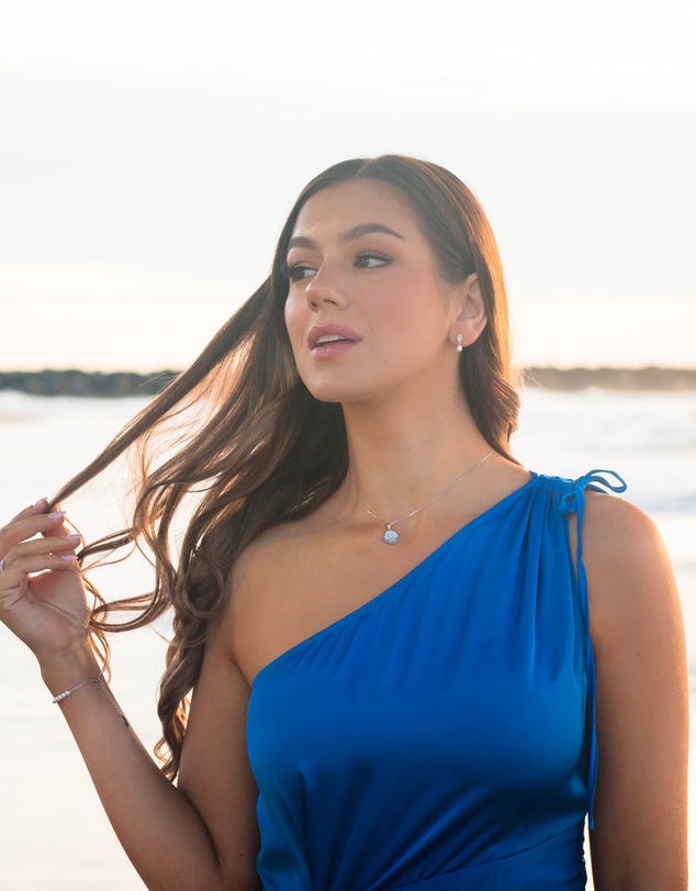 Georgini - GEORGINI OCEANS WHITSUNDAYS FRESHWATER PEARL EARRINGS SILVER