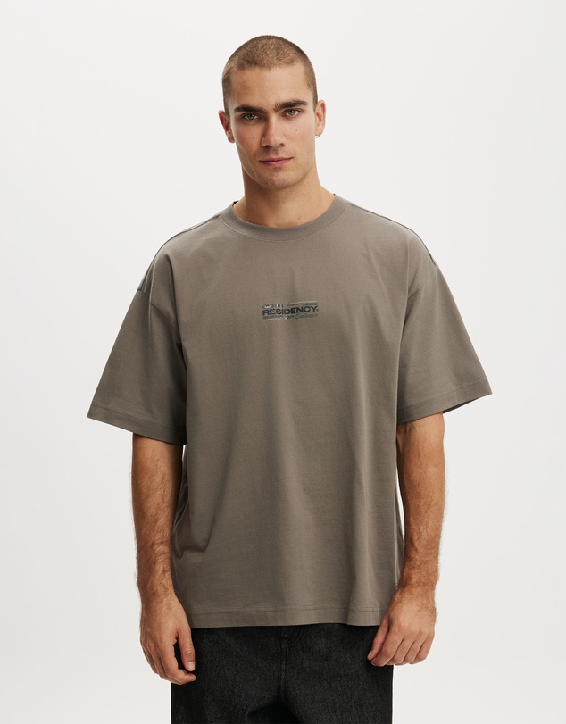 Cotton On - Box Fit Text T-Shirt