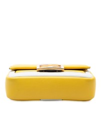 Pre-Loved by Azura Reborn - Pre-Loved Mini Bicolor Nappa Apolo Chain Baguette Shoulder Bag