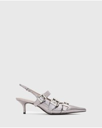 AllSaints - Grace Buckle Heels - Women's
