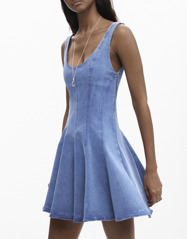 Desigual - Skater dress with denim effect
