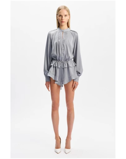 Bardot - Lorelle Frill Detail Playsuit