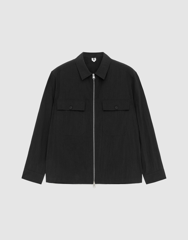 ARKET - Bari Zip Overshirt Stone