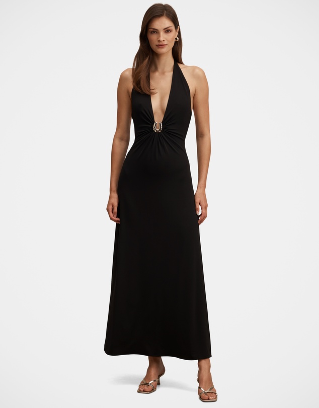 Forever New - Behati Jersey Halter Neck Midi Dress