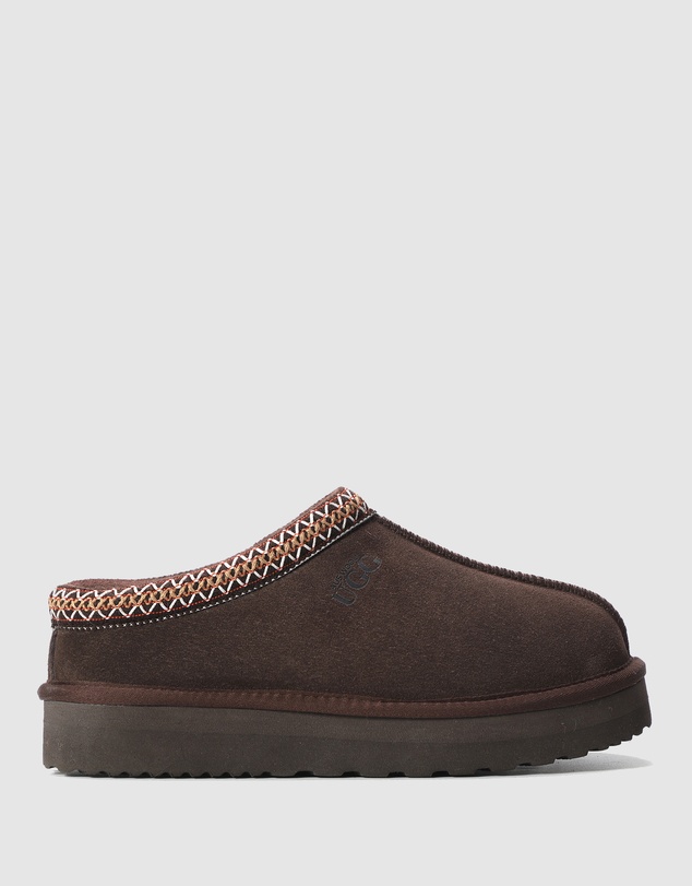 AusWooli Ugg Boots - Mentone Sheepskin Wool Ankle Braid Platform Slippers