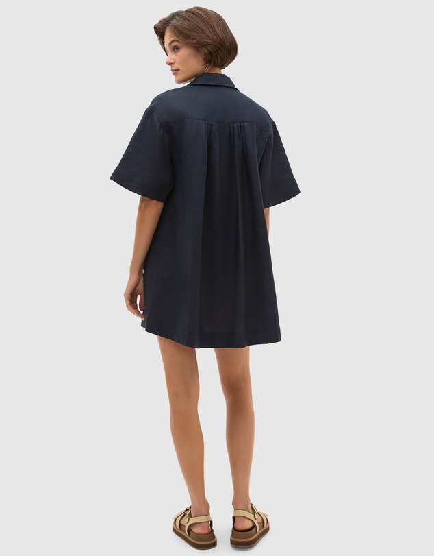 Seed Heritage - Linen Shirt Mini Dress
