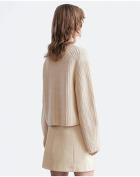 & Other Stories - Cropped Turtleneck Jumper