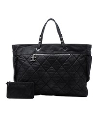 Pre-Loved by Azura Reborn - Pre-Loved XL Quilted Coated Canvas Paris Biarritz Tote