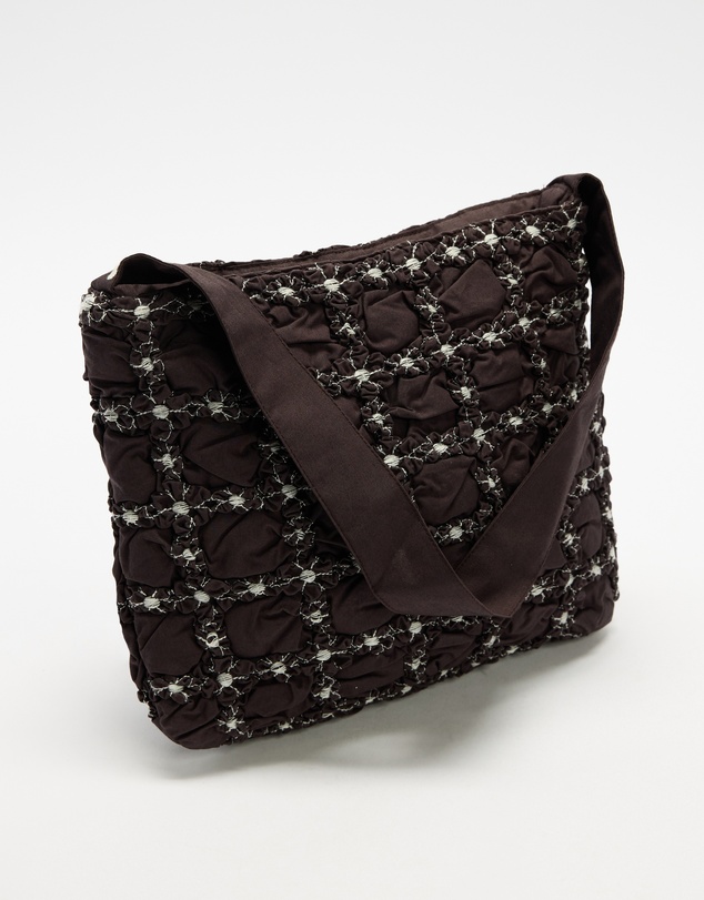 Damson Madder - Minnie Shirred Shoulder Bag