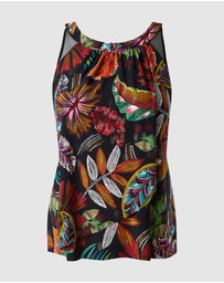 Miraclesuit Swimwear  - Pluma Orla Underwired High Neck Tankini Top
