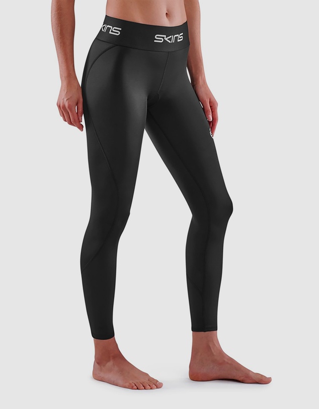 SKINS - SKINS Compression Series-1 Women's 7/8 Long Tights Activewear Black