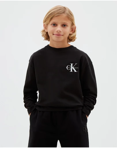 Calvin Klein Jeans - Kids Unisex Long Sleeve Logo T-Shirt