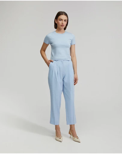 Oxford - Olivia Crop Knit Top